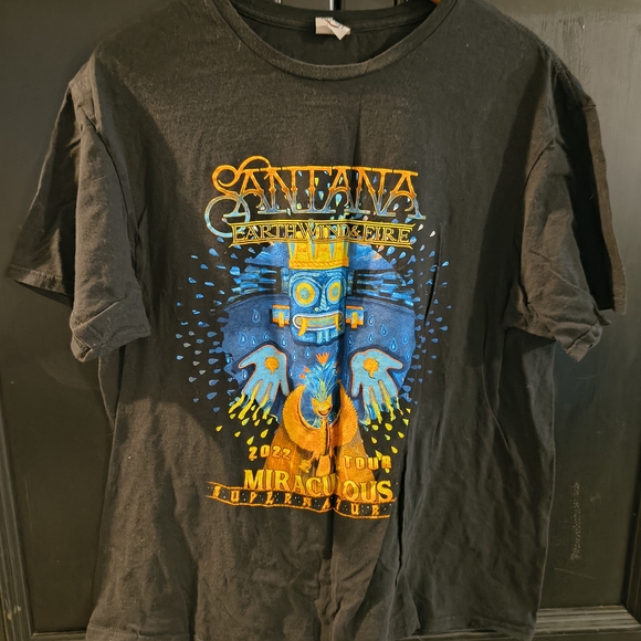 Carlos Santana Graphic T-Shirt EUC Size Large - Picture 1 of 2